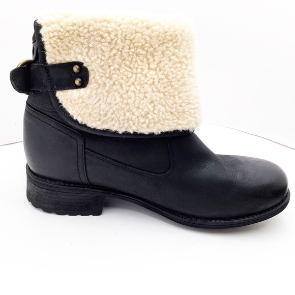 {UGG}Aldon Water Resistant Leather Boot - Picture 16 of 16